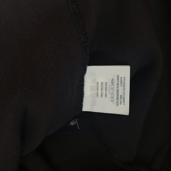 J Crew Short Sleeve Button Peplum Blouse - Picture 4 of 5